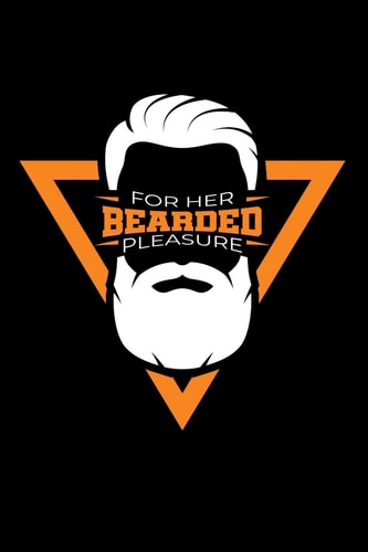 For Her Bearded Pleasure 6x9 Funny Dot Grid Composition Notebook for Beard Lovers and Bearded Men Or Women Who Love Facial Hair