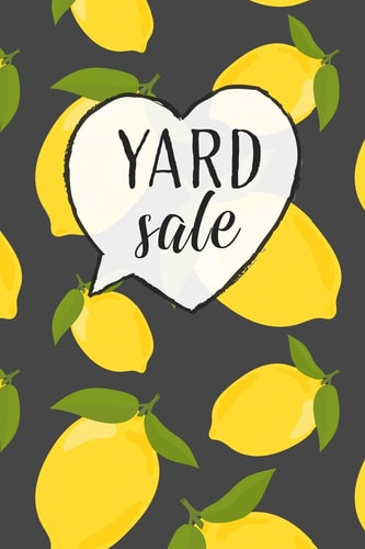 Yard Sale Specifically Designed for Garage, Yard, Estate Sales Or Flea Market Stands! Keep Track of Your Business in One Place!