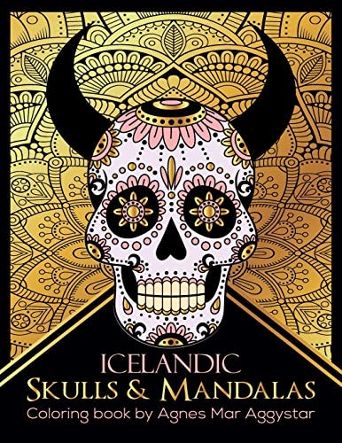 Skulls & Mandalas Colouring Book by Agnes Mar Aggystar