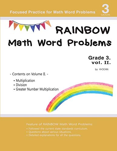 Rainbow Math Word Problems Grade 3. Vol. II
