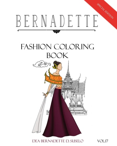 BERNADETTE Fashion Coloring Book Architecture Inspired Outfits
