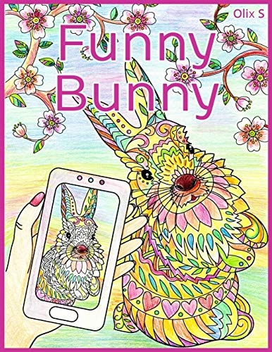 Funny Bunny Happy Coloring Pages