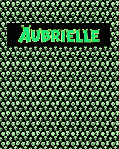 120 Page Handwriting Practice Book with Green Alien Cover Aubrielle Primary Grades Handwriting Book