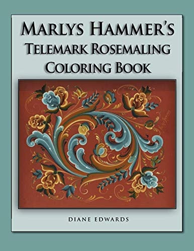 Marlys Hammer's Telemark Rosemaling Coloring Book