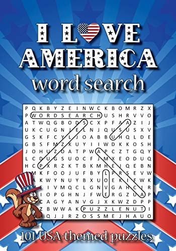 I Love America Word Search 101 USA-Themed Puzzles