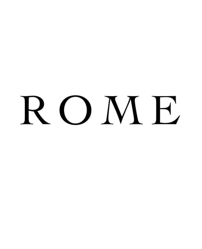 Rome A Decorative Book for Coffee Tables and Bookshelves | Create a Unique Deco Book Stack by Combining Different Cities and Phrases | a Modern Interior Design Decoration for Your Home