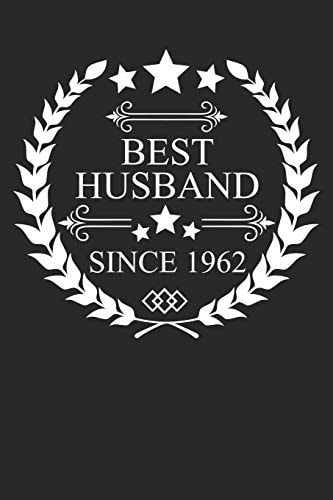 Best Husband Since 1962 Husband Gift Notebook, Wedding Anniversary Gift, Softcover (6x9 Inches) with 120 Pages