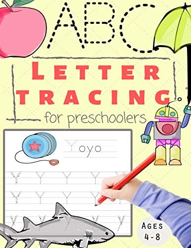 Letter Tracing For Preschooler Ages 4-8