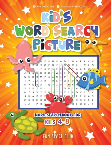 Kid's Word Search Picture Word Search Book for Kids 4-8