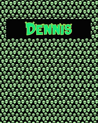 120 Page Handwriting Practice Book with Green Alien Cover Dennis Primary Grades Handwriting Book