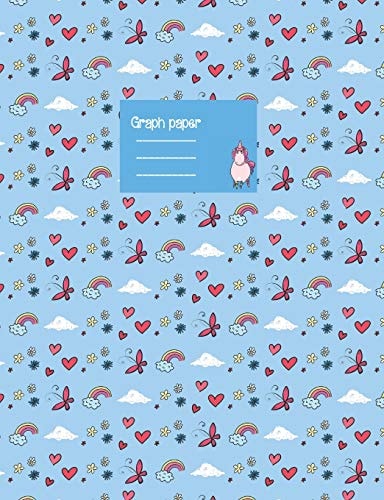 Graph Paper Magical Unicorns