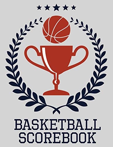 Basketball Scorebook 50 Game Scorebook for Basketball Games