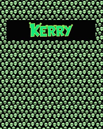 120 Page Handwriting Practice Book with Green Alien Cover Kerry Primary Grades Handwriting Book