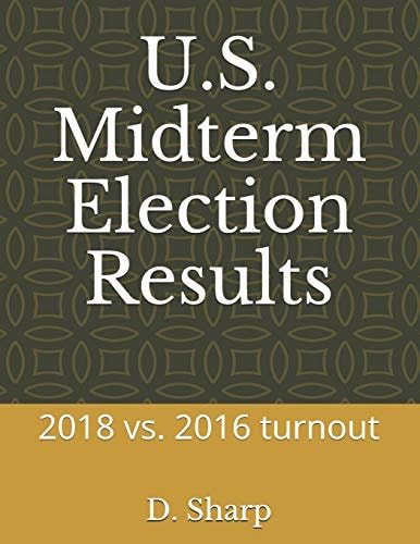 U. S. Midterm Election Results 2018 Vs. 2016 Turnout