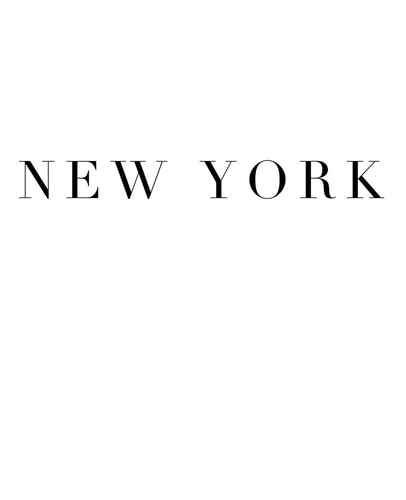 New York A Decorative Book for Coffee Tables and Bookshelves | Create a Unique Interior Design Look by Stacking Deco Books with Different Cities and Phrases | a Modern Home Accessory