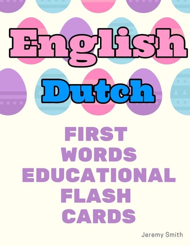 English Dutch First Words Educational Flash Cards Learning Basic Vocabulary for Kids