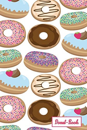 Donut-Book Multi Colored Donut Print