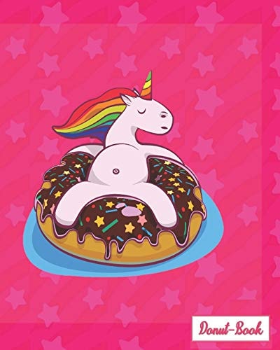 Donut-Book Unicorn on Donut Cover