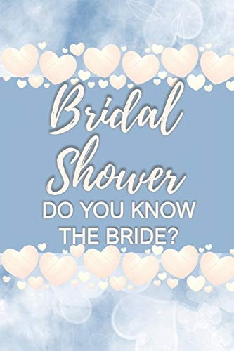Bridal Shower Do You Know the Bride? Bridal Shower Card Games for Guests, Convenient Pack, Fun to Play