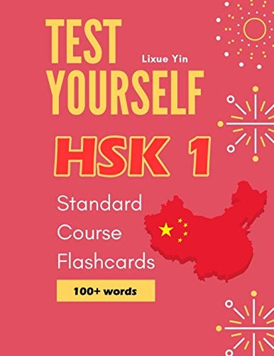 Test Yourself HSK 1 Standard Course Flashcards Chinese Proficiency Mock Test Level 1 Workbook