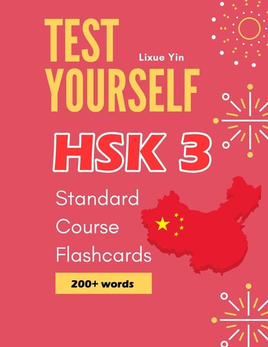 Test Yourself HSK 3 Standard Course Flashcards Chinese Proficiency Mock Test Level 3 Workbook