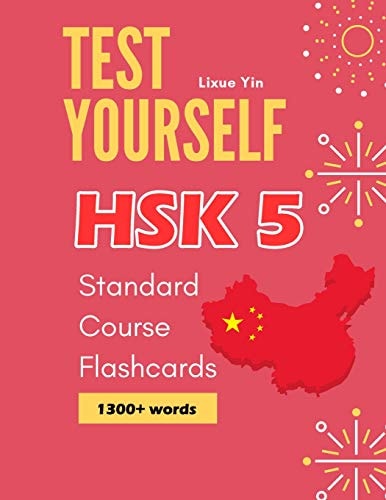 Test Yourself HSK 5 Standard Course Flashcards Chinese Proficiency Mock Test Level 5 Workbook