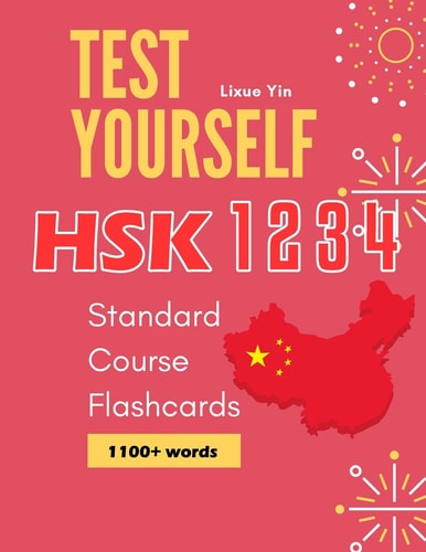 Test Yourself HSK 1 2 3 4 Standard Course Flashcards Chinese Proficiency Mock Test Level 1 to 4 Workbook