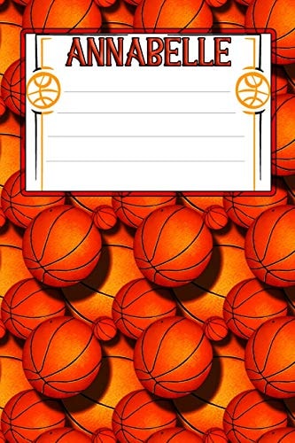 Basketball Life Annabelle College Ruled Composition Book