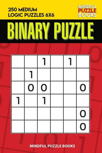 Binary Puzzle 250 Medium Logic Puzzles 6x6