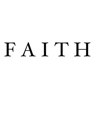 Faith A Decorative Book for Coffee Tables, Bookshelves and Interior Design Styling Stack Deco Books Together to Create a Custom Look in Any Room
