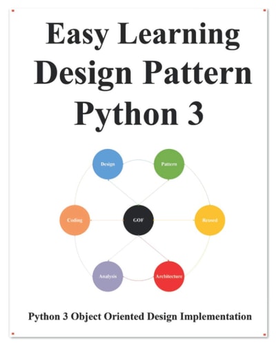 Easy Learning Design Patterns Python 3 Reusable Object-Oriented Software