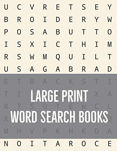 Large Print Word Search Books 100 Word Search Puzzles and Solutions to Challenge Your Brain Great for Kids, Adults, and Seniors