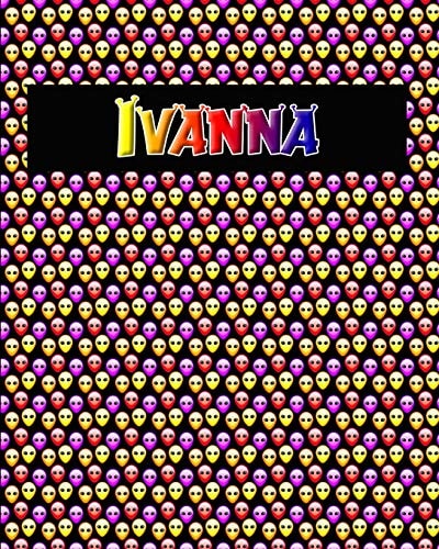 120 Page Handwriting Practice Book with Colorful Alien Cover Ivanna Primary Grades Handwriting Book