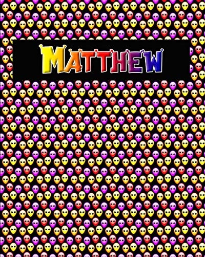 120 Page Handwriting Practice Book with Colorful Alien Cover Matthew Primary Grades Handwriting Book