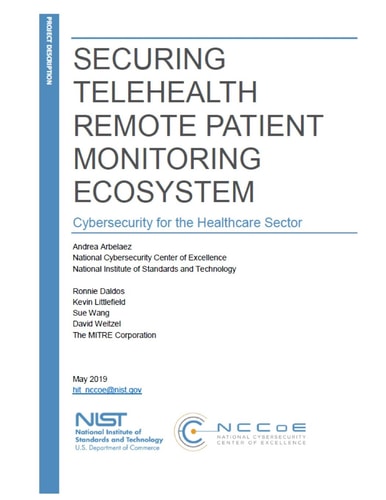 Securing Telehealth Remote Patient Monitoring Ecosystem Cybersecurity for the Healthcare Sector