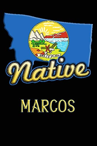 Montana Native Marcos College Ruled Composition Book