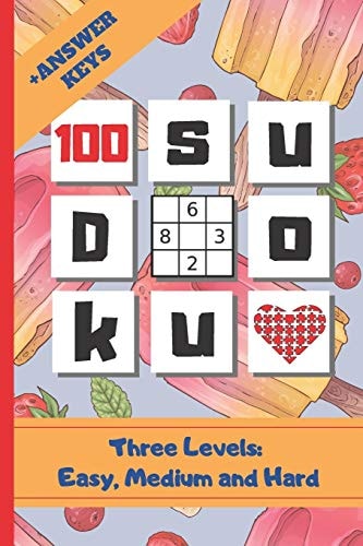 Sudoku 6 X 9 SUDOKU PUZZLE BOOK with ANSWER KEYS INCLUDED. Three Levels: Easy, Medium and Hard. HUNDREDS of HOURS of FUN. EASY-To-READ FONTS. KIDS and ADULTS