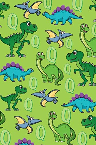 Q Dinosaur Alphabet Practice Writing Book for Kids