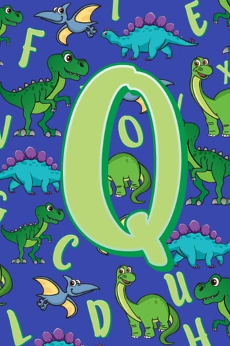 Q Dinosaur Alphabet Practice Writing Book for Kids
