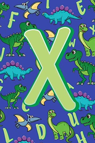 X Dinosaur Alphabet Practice Writing Book for Kids