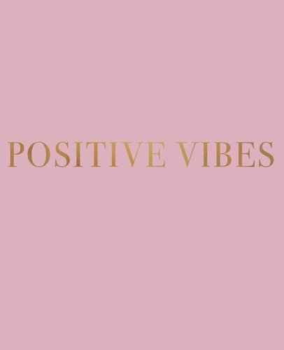Positive Vibes A Decorative Book for Coffee Tables, Bookshelves and Interior Design Styling - Stack Deco Books Together to Create a Custom Look