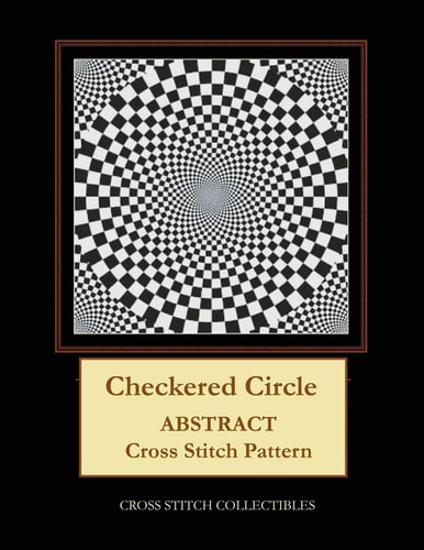Checkered Circle Abstract Cross Stitch Pattern