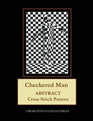 Checkered Man Abstract Cross Stitch Pattern