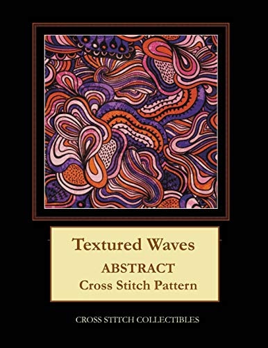 Textured Waves Abstract Cross Stitch Pattern