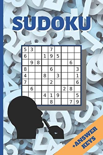 Sudoku 6 X 9 100 SUDOKU PUZZLES BOOK with ANSWER KEYS INCLUDED. Easy to Hard. TONS of FUN. EASY-To-READ FONT SUDOKU BOOK. KIDS and ADULTS