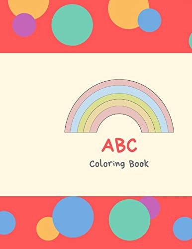 ABC Coloring Book Paint Letters and Numbers and Practice Cutting