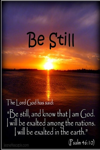 Be Still