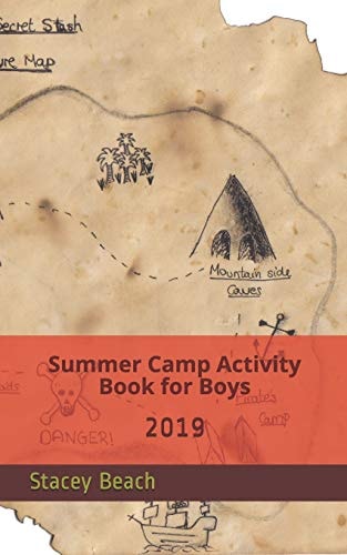 Summer Camp Activity Book for Boys 2019