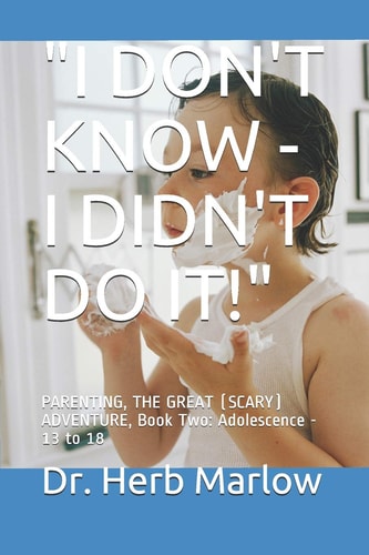 I Don't Know - I Didn't Do It! PARENTING, the GREAT (SCARY) ADVENTURE, Book Two: Adolescence - 13 To 18