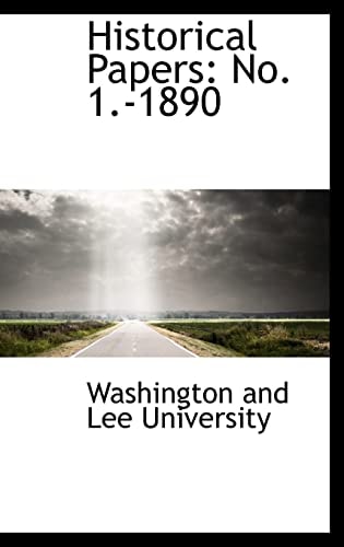 Historical Papers: No. 1.-1890